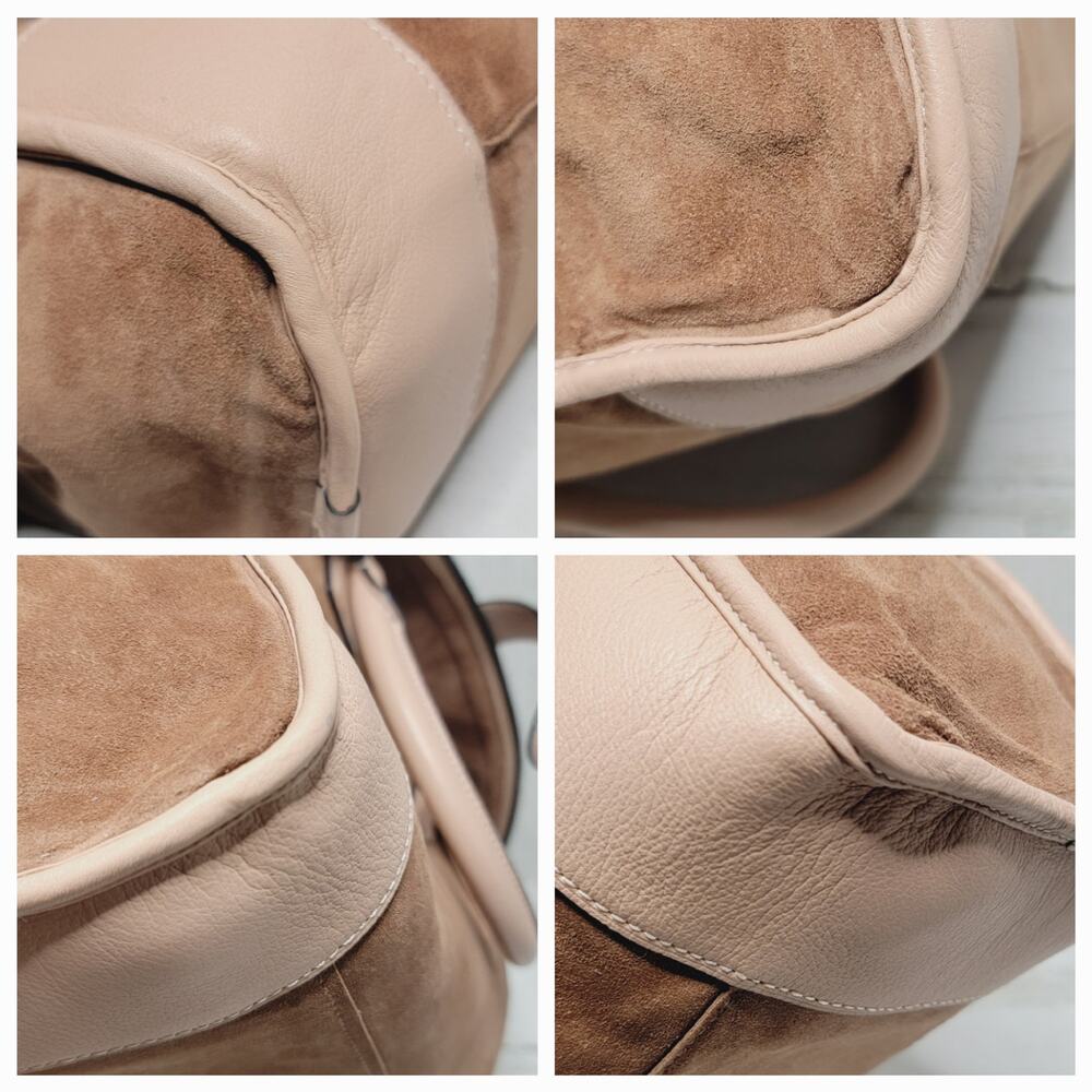 LOEWE SATCHEL BAG REVERSIBLE DUSTY PINK - Picture 12 of 15
